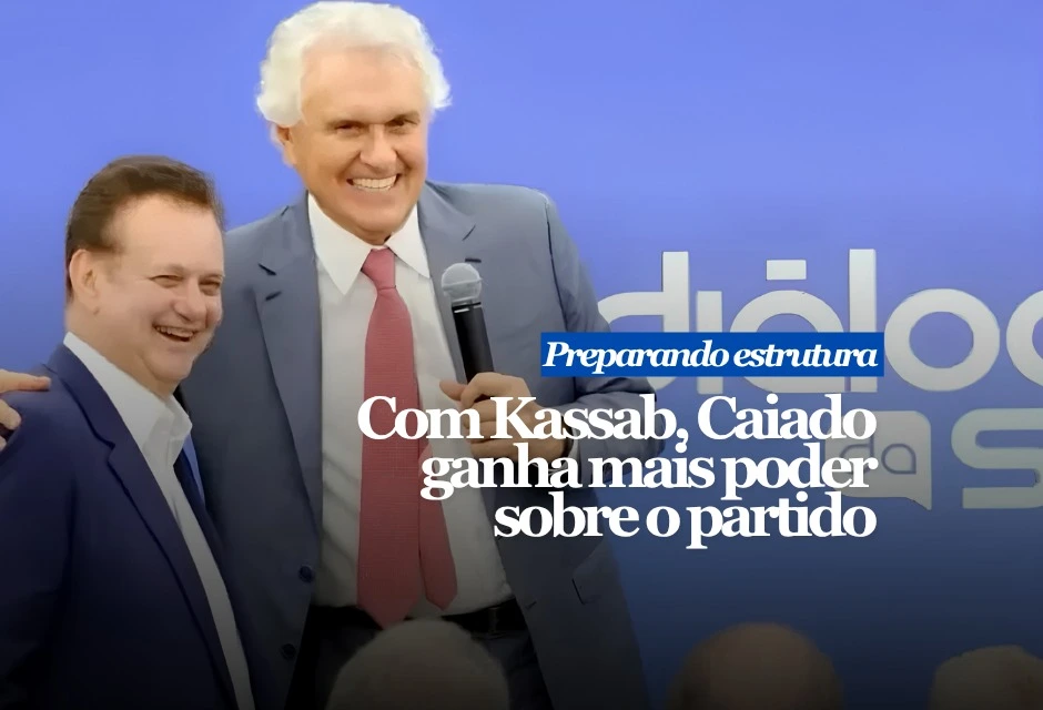 A entrada de Gilberto Kassab na vice tira a candidatura de Ronaldo Caiado do terreno da vontade pessoal e a coloca dentro da estrutura nacional do PSD.