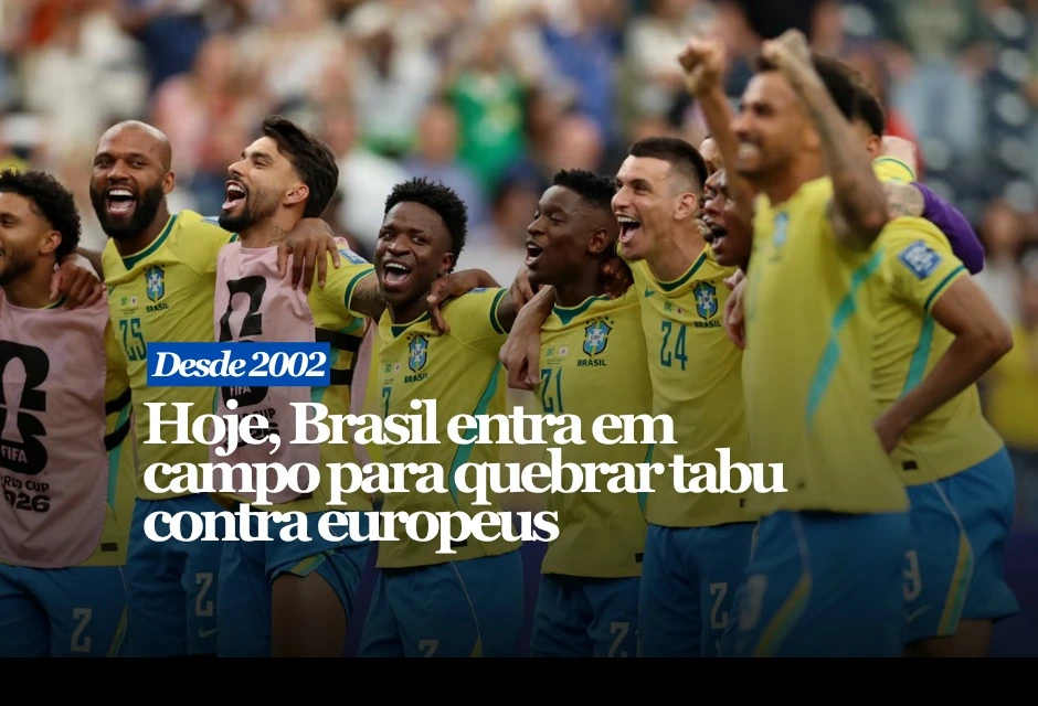 Seleção enfrenta a Noruega nas oitavas da Copa com uma missão que vai além da vaga: voltar a vencer um europeu no mata-mata. O Brasil entra em campo hoje carregando um incômodo que atravessou cinco Copas. A última vitória brasileira sobre uma seleção europeia em jogo eliminatório foi na final de 2002, contra a Alemanha, quando Ronaldo marcou duas vezes e decidiu o penta.
