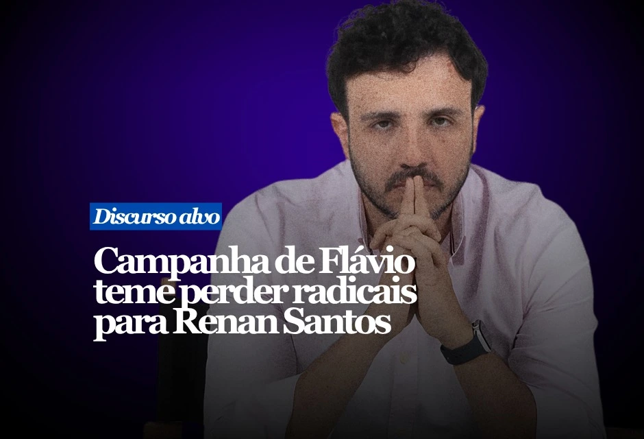 A presença de Renan Santos na disputa começa a incomodar Flávio Bolsonaro onde o PL esperava ter controle: no eleitor de direita que rejeita Lula, mas já não trata o sobrenome Bolsonaro como voto automático. O dado ainda pede cautela. A pesquisa AtlasIntel/Bloomberg colocou Renan com 7,8% no primeiro turno, atrás de Lula e Flávio, mas à frente de nomes como Ronaldo Caiado e Romeu Zema.