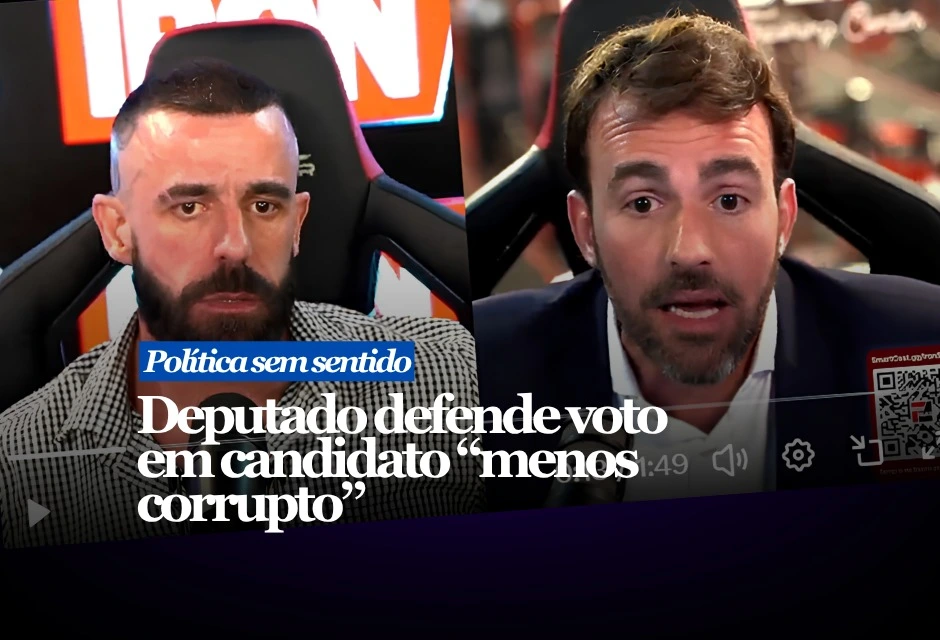 O deputado estadual Lucas Bove, do PL de São Paulo, afirmou em trecho de entrevista ao podcast Iron Talks que o eleitor deve fazer uma escolha mesmo quando considera ruins os dois candidatos disponíveis.