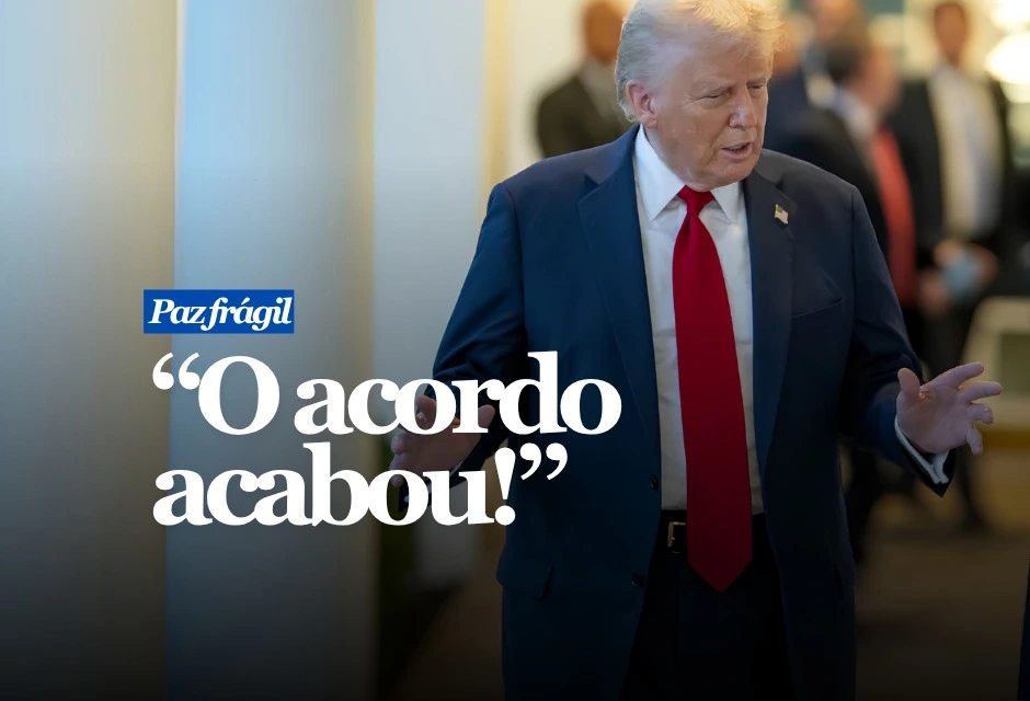 A trégua entre Estados Unidos e Irã voltou a ficar por um fio nesta quarta-feira, após Donald Trump dizer que considera encerrado o memorando de entendimento assinado com Teerã em junho. A fala ocorreu em Ancara, na Turquia, durante a cúpula da Otan. Trump afirmou que não quer mais negociar com o regime iraniano, mas deixou aberta a possibilidade de conversas caso os negociadores sigam tentando manter algum canal aberto.