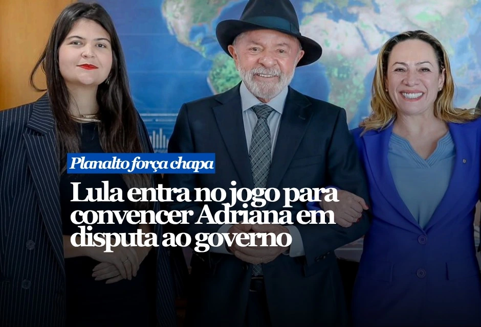 Lula se reuniu nesta quarta-feira (8), no Palácio do Planalto, com a deputada federal Adriana Accorsi (PT-GO) e a vereadora Aava Santiago (PSB), de Goiânia. A conversa tratou da montagem do palanque governista em Goiás para a eleição deste ano. O desenho defendido em Brasília coloca uma das duas na disputa pelo governo estadual e a outra na corrida ao Senado. Adriana, porém, tem dito que quer disputar a reeleição para a Câmara dos Deputados. Aava também trabalha para concorrer a uma vaga federal.
