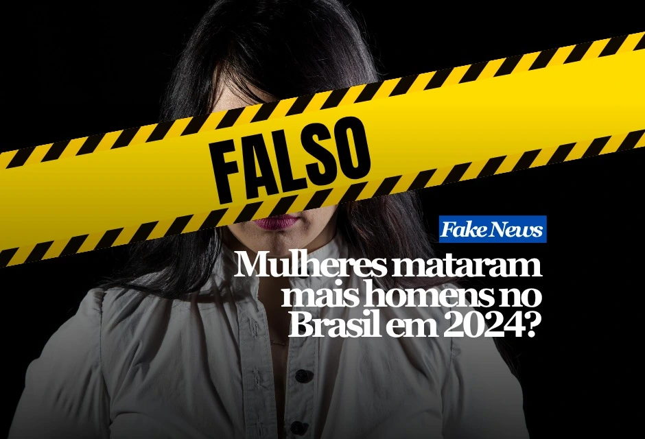 Uma imagem compartilhada nas redes afirma que 3.859 homens teriam sido mortos por mulheres em 2024, contra 3.428 mulheres mortas por homens. Os dados são atribuídos ao Anuário Brasileiro de Segurança Pública de 2025, mas não constam no documento. O relatório não apresenta um total nacional de autores de homicídios dividido por sexo. Apenas 18,7% dos boletins analisados continham essa informação, o que impede usar os registros para criar os números divulgados na postagem.