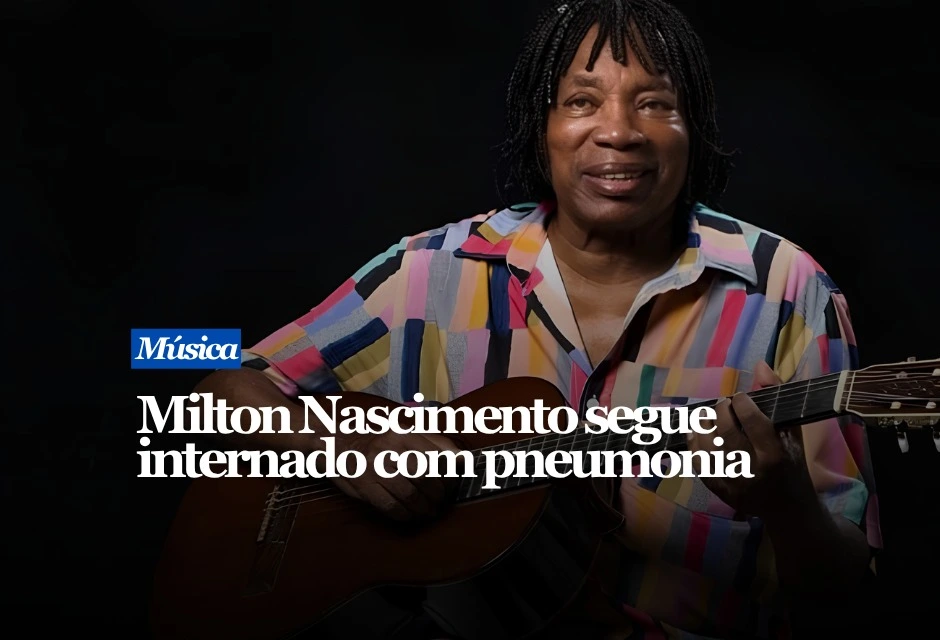 Milton Nascimento, de 83 anos, está internado desde quinta-feira (16) em um hospital no Rio de Janeiro para tratar uma pneumonia. A equipe do cantor informou que ele apresenta boa evolução clínica e recebe o suporte necessário.