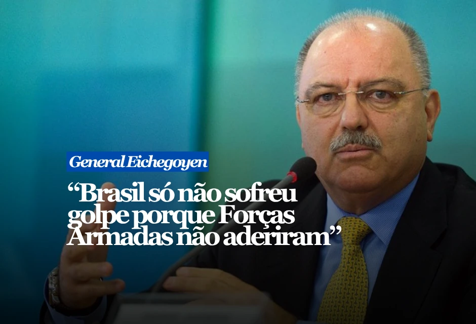 Brasil só não teve golpe porque as Forças Armadas refutaram.