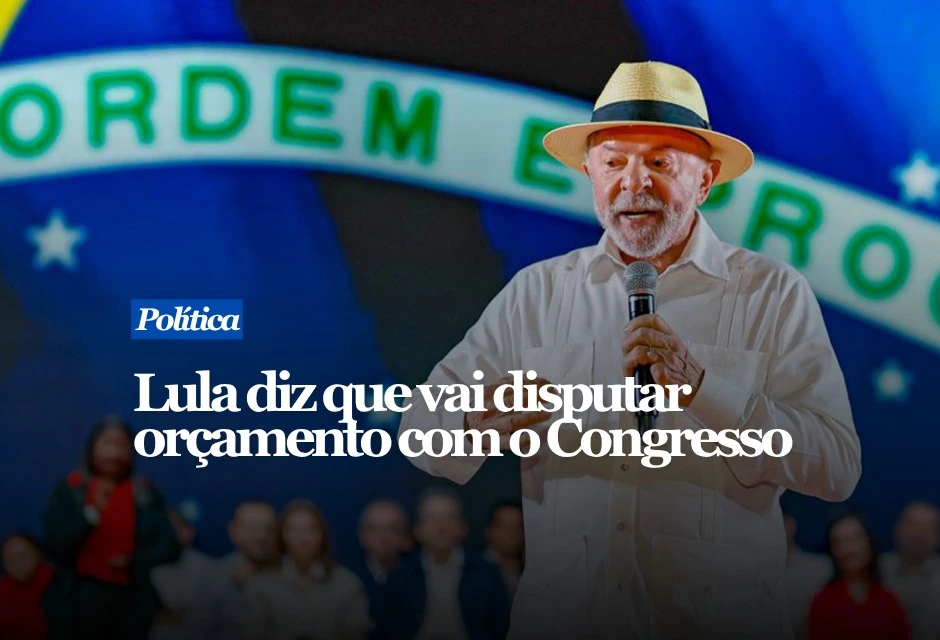 Confirmado pelo PT como candidato à reeleição neste domingo (2), Lula abriu a campanha prometendo recuperar espaço do Executivo sobre o Orçamento e resistir à pressão estrangeira. Geraldo Alckmin, do PSB, permanece como vice. Lula criticou o crescimento das emendas parlamentares e afirmou que haverá “briga democrática” para rever a divisão dos recursos públicos.