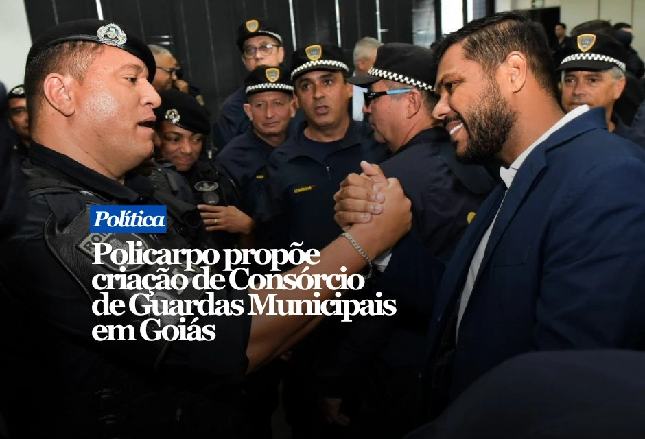 Escolhido pelo Cidadania para disputar uma vaga de deputado estadual, o presidente da Câmara de Goiânia afirmou nesta segunda-feira (10) que pretende apresentar um projeto para estimular consórcios de guardas municipais em Goiás. A proposta permitiria compartilhar treinamento, tecnologia, equipamentos e operações entre cidades vizinhas. Policarpo aponta a Região Metropolitana de Goiânia e o Entorno do Distrito Federal como prioridades.
