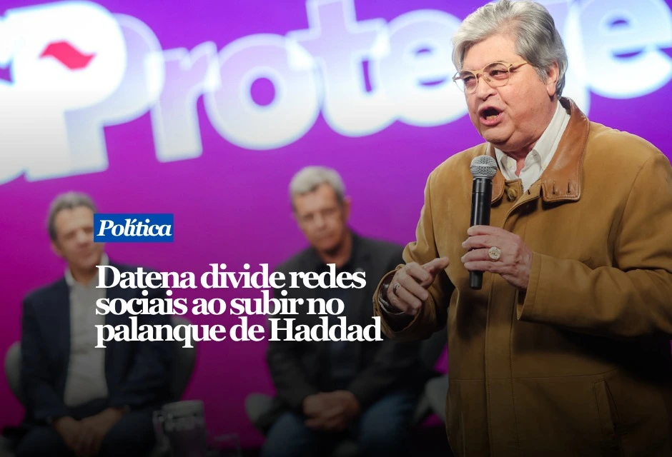 A presença de José Luiz Datena no lançamento do SP Protege provocou reações opostas, mas foram seus ataques a Tarcísio de Freitas que dominaram as publicações. Perfis ligados à esquerda divulgaram a participação como reforço ao plano de segurança de Fernando Haddad. Destacaram a experiência do apresentador na cobertura policial e repetiram suas críticas à gestão estadual. Datena afirmou que Tarcísio “não conhece” a estrutura de combate ao crime organizado e acusou o governador de descumprir promessas feitas aos policiais.