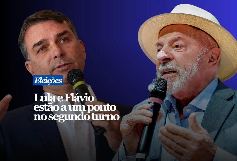 Na pesquisa BTG/Nexus divulgada nesta segunda-feira (24), Lula aparece com 46% em uma eventual disputa de segundo turno, contra 45% de Flávio. A diferença caiu de três pontos na rodada anterior para apenas um e está dentro da margem de erro de dois pontos percentuais. No primeiro turno, Lula mantém a liderança, com 41%, enquanto Flávio chega a 37%. Na pesquisa anterior, eram 41% a 36%. Ronaldo Caiado (PSD) aparece com 5%, seguido por Renan Santos (Missão) e Romeu Zema (Novo), ambos com 3%. Augusto Cury (Avante) registra 2%.
