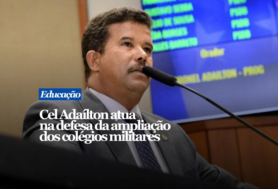 A defesa dos colégios militares virou uma das frentes recorrentes do mandato do deputado estadual Coronel Adailton (Solidariedade) na Assembleia Legislativa de Goiás. O parlamentar apresentou projetos para transformar escolas estaduais em unidades da Polícia Militar.