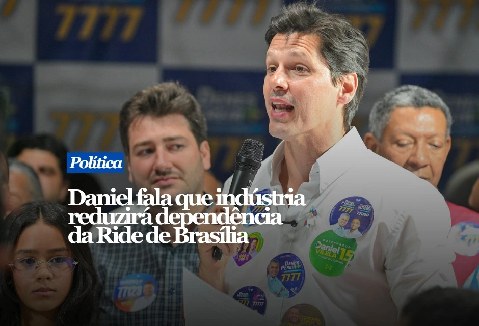 Daniel Vilela (MDB) colocou emprego e infraestrutura no centro de sua proposta para o Entorno do Distrito Federal. Em sabatina da RECORD nesta terça-feira (25), o governador e candidato à reeleição afirmou que pretende atrair indústrias para os municípios goianos da região (RIDE) A estratégia passa por um problema antigo: milhares de moradores vivem em Goiás, mas trabalham diariamente no DF.