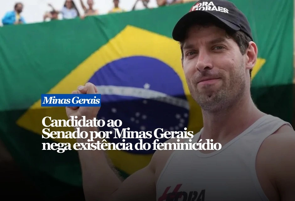 CANDIDATO AO SENADO DIZ QUE FEMINICÍDIO “NÃO EXISTE”; BRASIL REGISTROU 848 CASOS EM SETE MESES Marco Antônio Costa, o “Superman” (Novo), candidato ao Senado por Minas Gerais, repetiu três vezes durante uma sabatina que “não existe feminicídio” e defendeu a retirada do crime do Código Penal. A legislação brasileira diz o contrário. Desde 2024, feminicídio é crime autônomo e prevê pena de 20 a 40 anos para quem mata uma mulher em situação de violência doméstica e familiar ou por menosprezo ou discriminação à condição de mulher. Costa argumenta que o tipo penal parte de uma premissa equivocada ao identificar a motivação do crime.