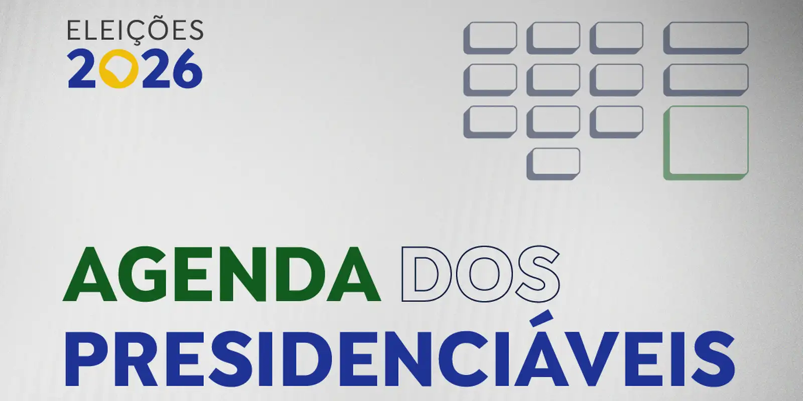 Agenda dos Candidatos à Presidência para Quarta-feira (16)