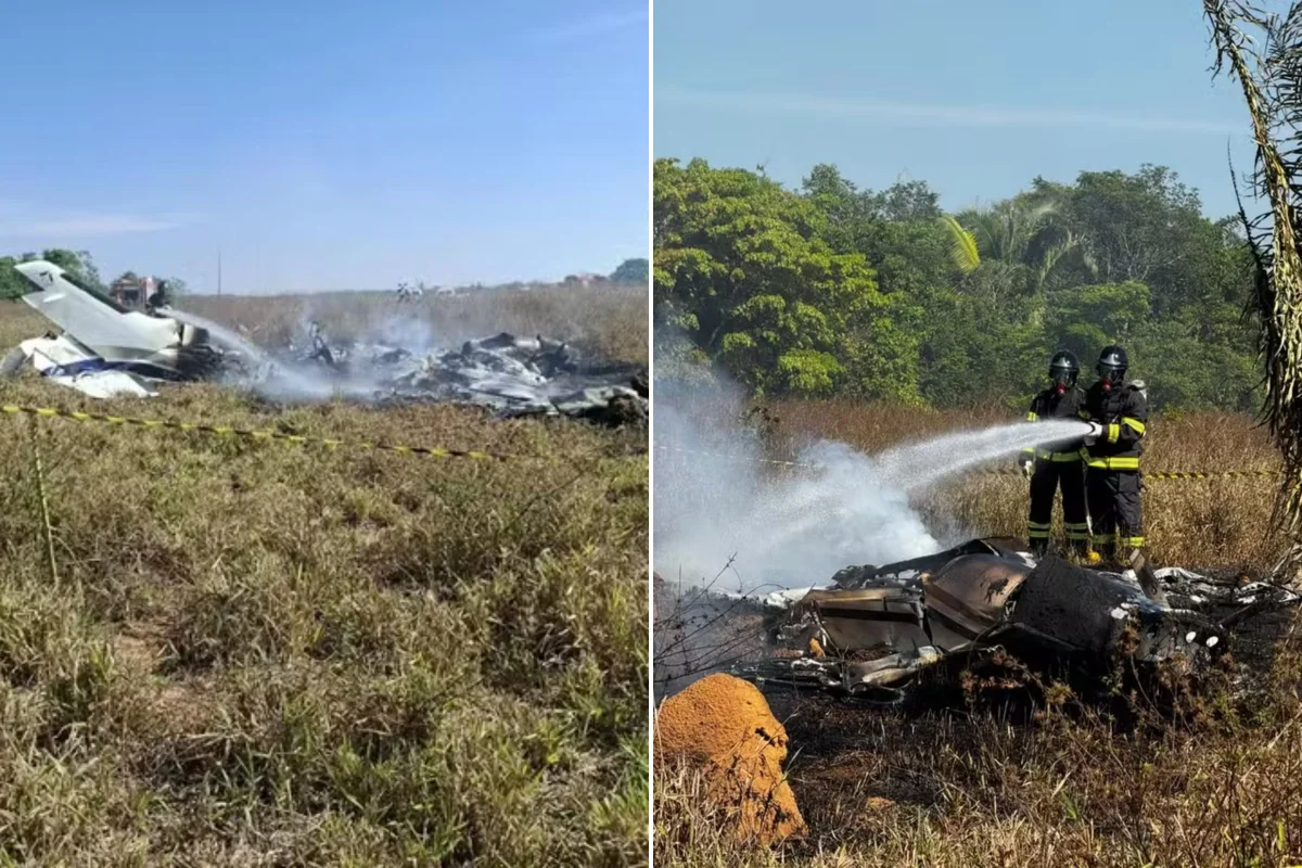 Avião que caiu em Mato Grosso pode estar ligado ao tráfico internacional de drogas