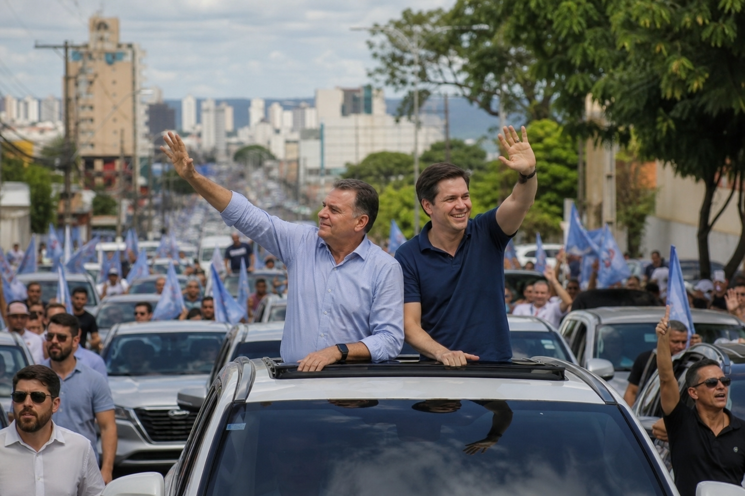 Márcio Corrêa promove carreata em Anápolis em apoio à reeleição de Daniel Vilela