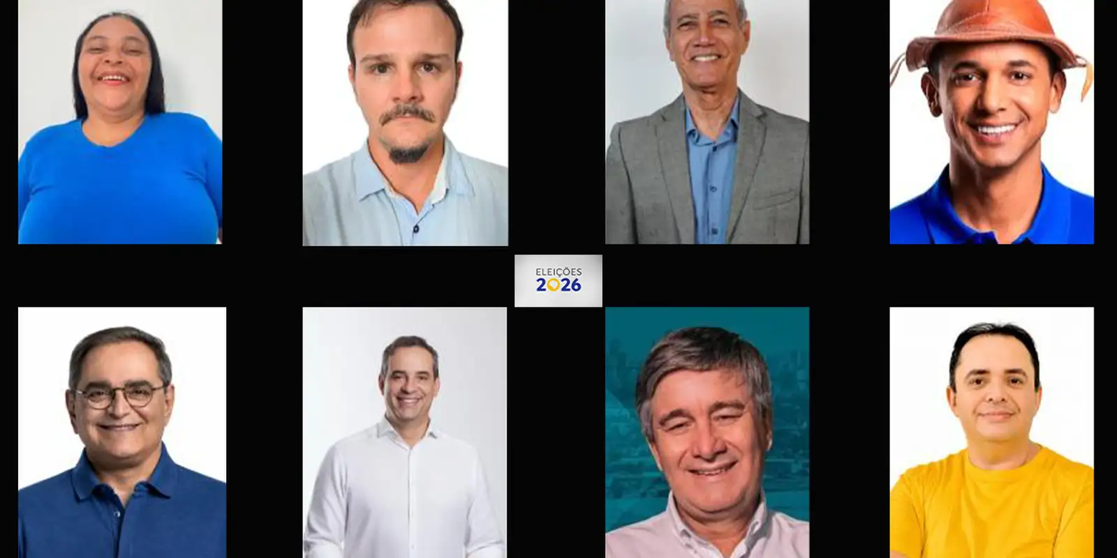 Oito candidatos disputam governo do Rio Grande do Norte nas eleições 2026