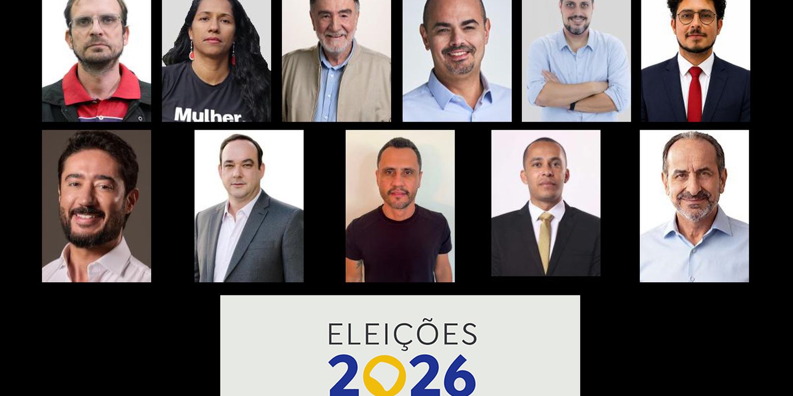 Onze candidatos disputam o governo de Minas Gerais nas eleições de 2026