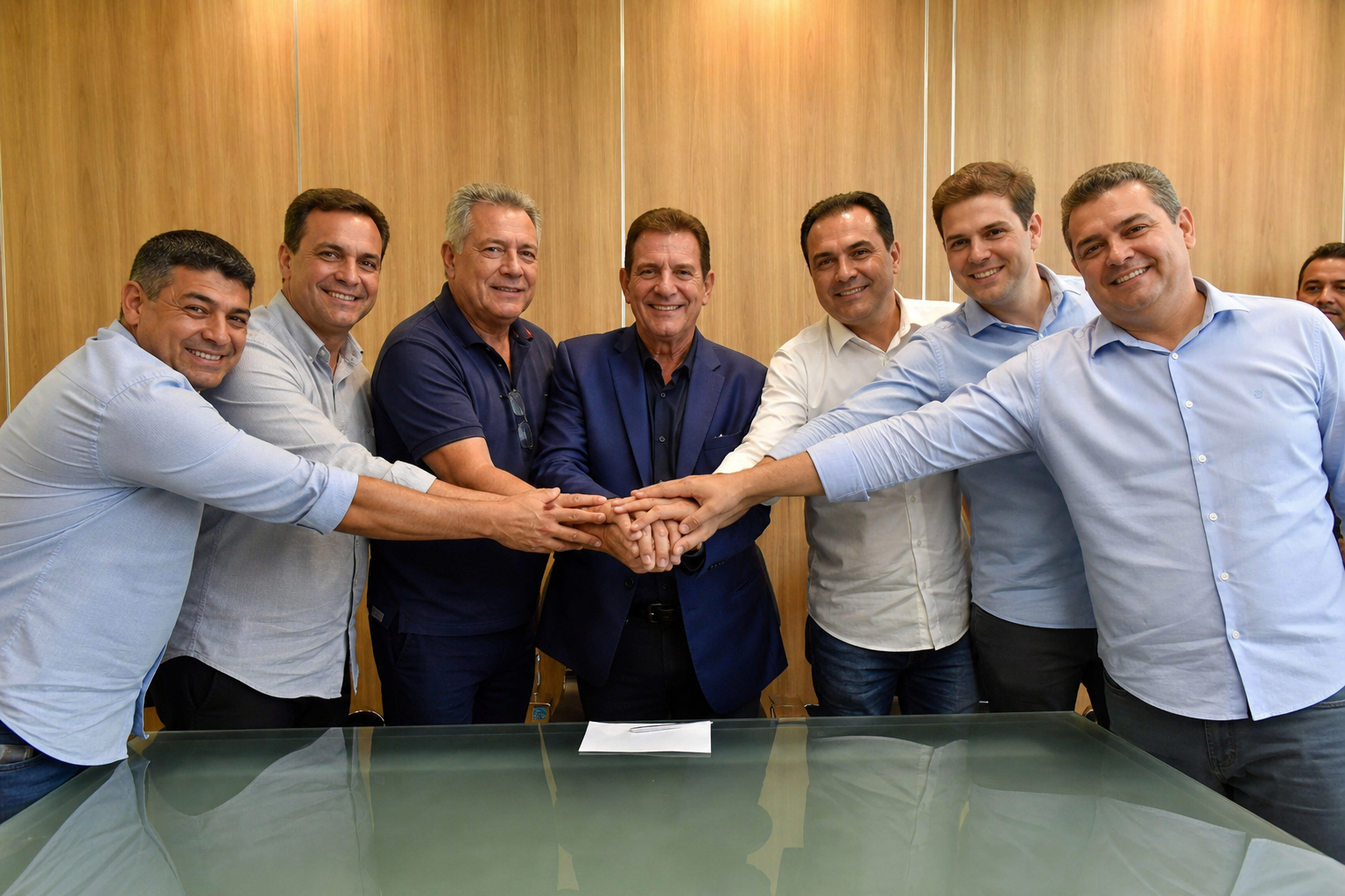 Prefeitos do MDB manifestam apoio à reeleição de Vanderlan Cardoso