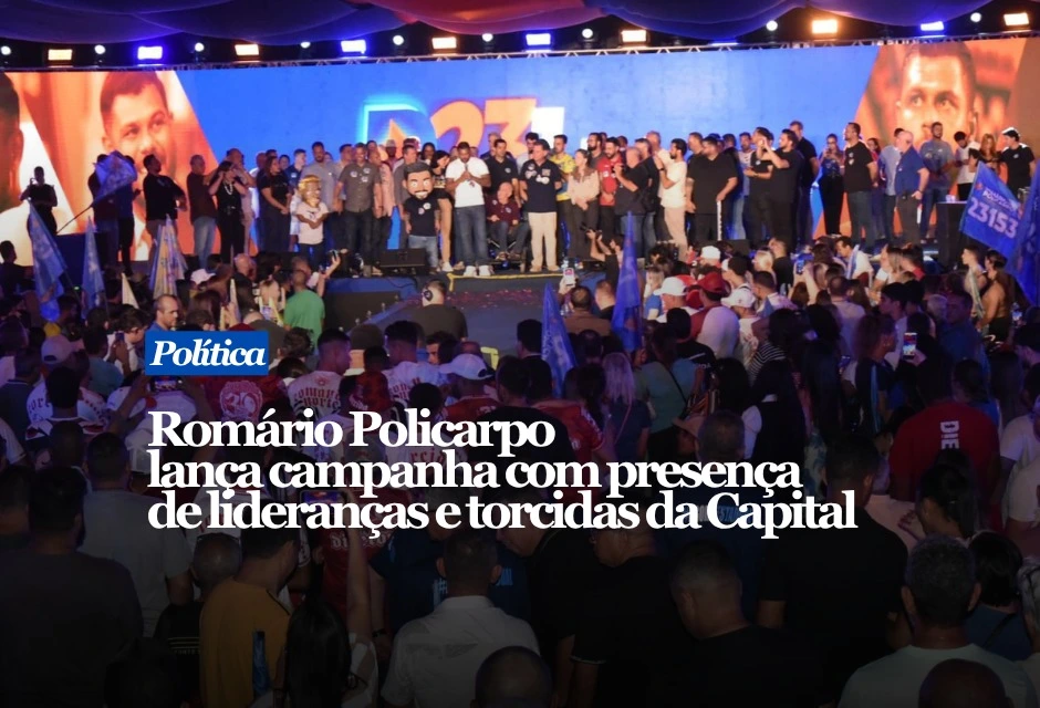 Policarpo disputa pela primeira vez uma vaga na Assembleia Legislativa. Em 2024, foi reeleito vereador de Goiânia com 11.496 votos, terminando como o terceiro mais votado da capital. Atualmente, exerce o terceiro mandato consecutivo e preside a Câmara pelo quarto biênio. O lançamento contou com a presença de Marconi Perillo, candidato ao governo pela Federação PSDB-Cidadania, além de vereadores e outros candidatos. Torcedores do Vila Nova também participaram do ato; Policarpo integra a diretoria do clube como segundo vice-presidente e diretor de Comunicação Social. Houve, também, participação de dirigentes dos três maiores times de futebol da Capital.