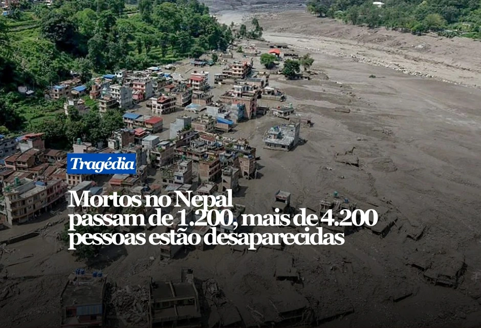 O número de mortos no desastre provocado pelo colapso de uma geleira no Nepal subiu para pelo menos 1.252 nesta quinta-feira (3). Mais de 4.200 pessoas continuam desaparecidas, segundo o balanço mais recente das autoridades. A destruição atingiu milhares de famílias. Cerca de 7.500 casas foram completamente destruídas e muitas outras ficaram sem condições de uso. O governo estima que aproximadamente 20 mil moradias terão de ser reconstruídas e começa a procurar áreas consideradas mais seguras para reassentar comunidades. As buscas continuam concentradas nos túneis de projetos hidrelétricos atingidos pela enxurrada de água, lama e detritos. Cerca de 900 trabalhadores ainda são procurados nessas estruturas.