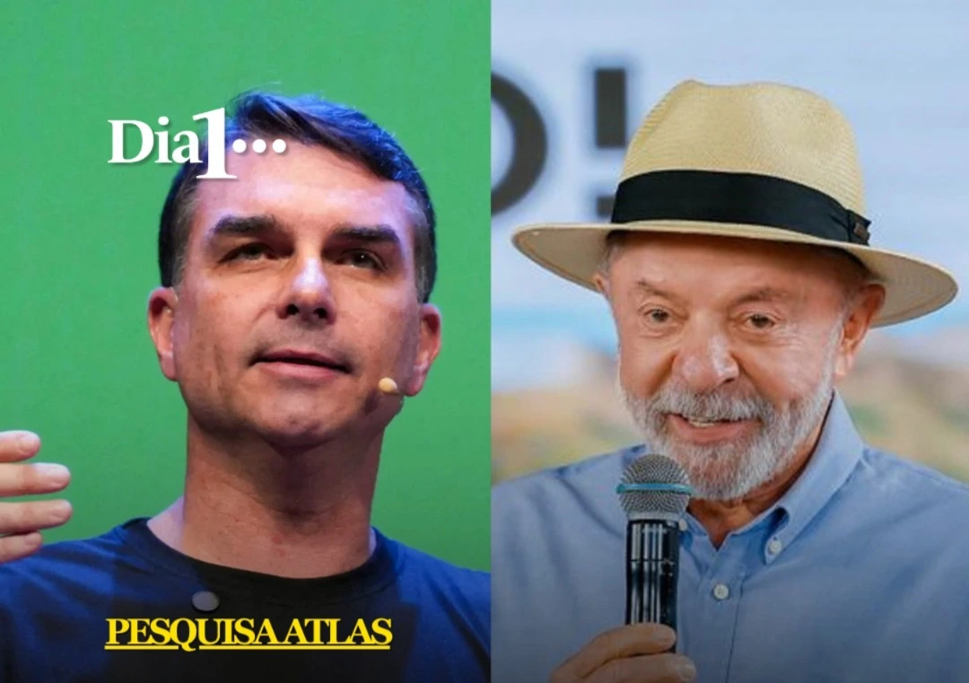 A poucos dias da eleição, a AtlasIntel voltou a registrar um segundo turno praticamente dividido ao meio entre Flávio Bolsonaro (PL) e Lula (PT). Flávio aparece com 47,7% das intenções de voto, enquanto Lula tem 47,6%. A diferença é de apenas 0,1 ponto percentual. Como a margem de erro é de 1 ponto para mais ou para menos, os dois estão tecnicamente empatados. O resultado também não permite falar em virada consolidada: na rodada anterior, Lula tinha 47,7% e Flávio, 47,4%.