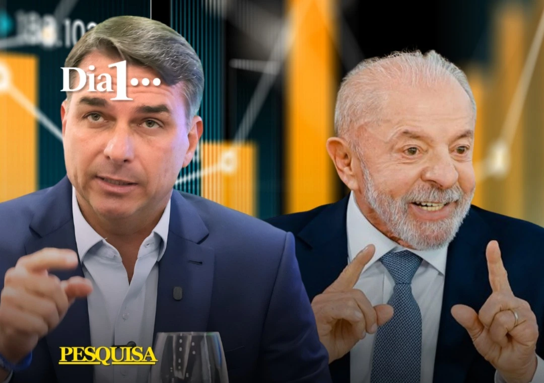 No primeiro turno, Lula registra 39,4% das intenções de voto e Flávio, 38,4%. Augusto Cury tem 6,7%, seguido por Renan Santos, com 4,5%, Ronaldo Caiado, com 4,4%, e Romeu Zema, com 3,5%. A margem de erro é de 2,2 pontos percentuais. A pesquisa mostra ainda espaço para mudanças até a votação. Embora 68,5% afirmem que o voto está definido, 31,5% admitem a possibilidade de trocar de candidato.