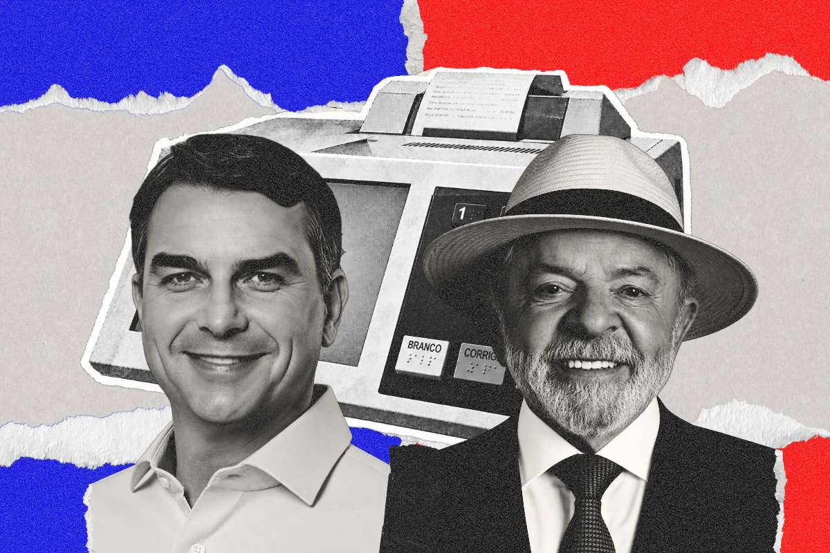 Flávio Bolsonaro e Lula intensificam campanhas para o segundo turno das eleições de 2026